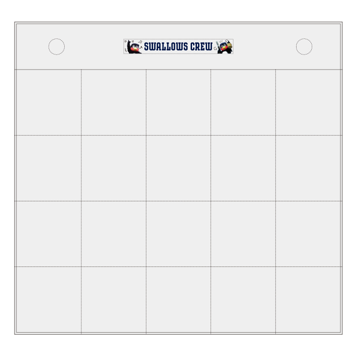 CREW 缶バッジウォールポケット